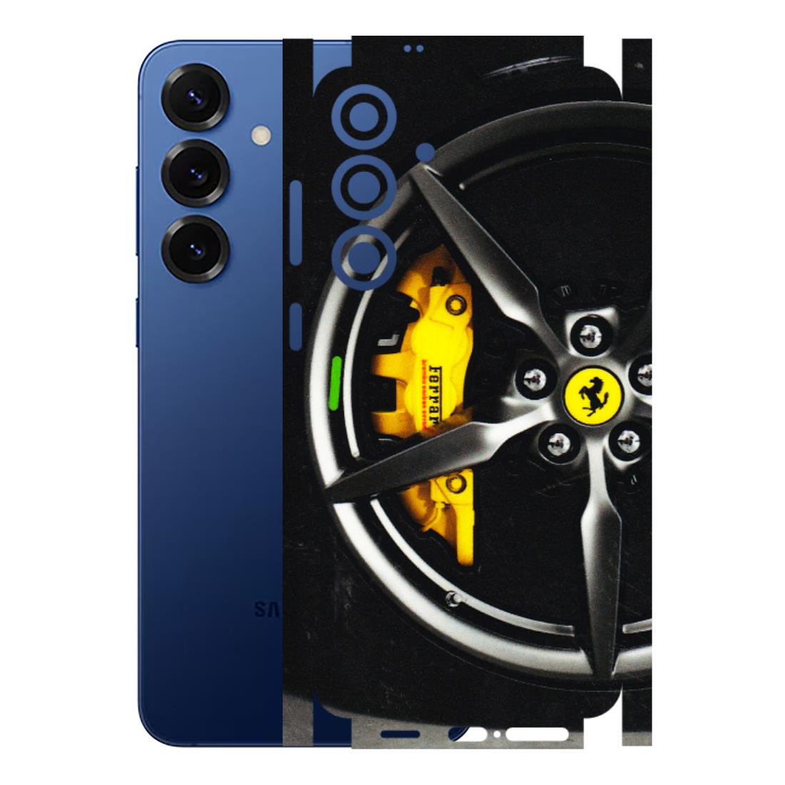 Samsung A/S Series Phone Skins (All Models) - Ferrari Wheel Alloy - 3D Embossed Finish (L-173) Samsung Galaxy S25 Plus
