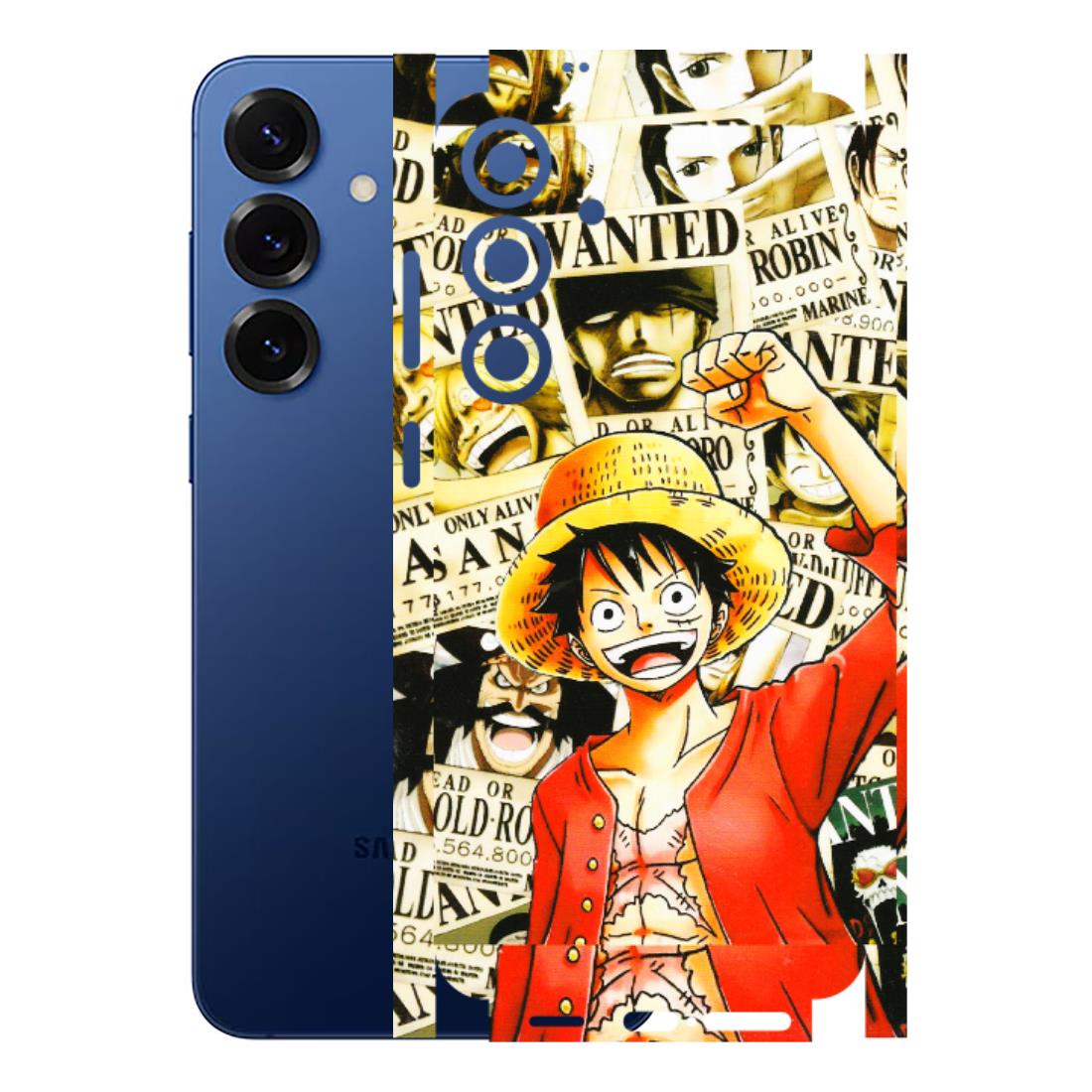Samsung A/S Series Phone Skins (All Models) - Luffy Anime - 3D Embossed Finish (L-177) Samsung Galaxy S25 Plus