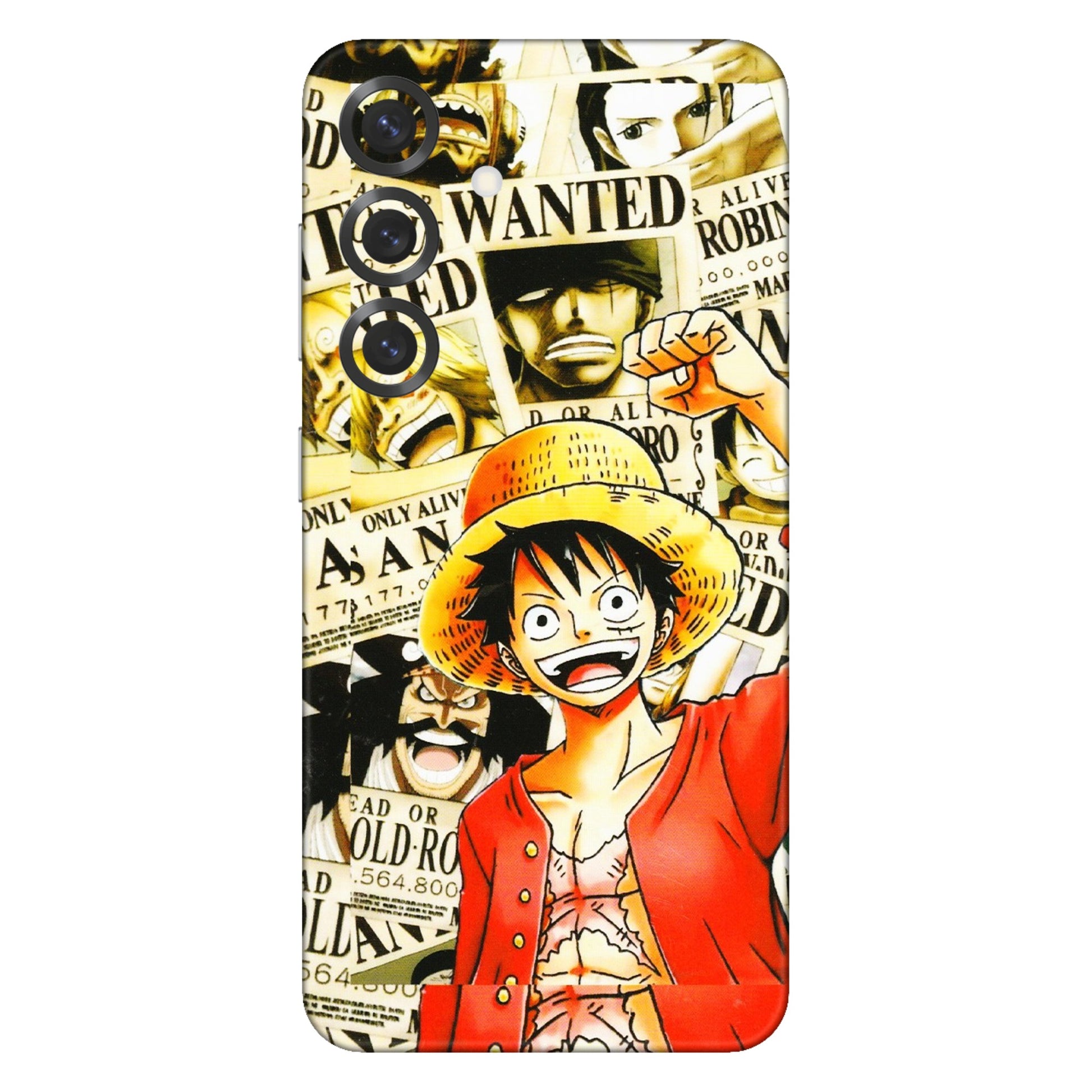 Samsung A/S Series Phone Skins (All Models) - Luffy Anime - 3D Embossed Finish (L-177) Samsung Galaxy S25 Plus