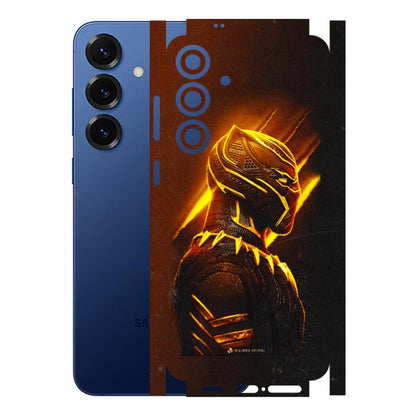 Samsung A/S Series Phone Skins (All Models) - Gold Black Panther - 3D Embossed Finish (L-181) Samsung Galaxy S25 Plus