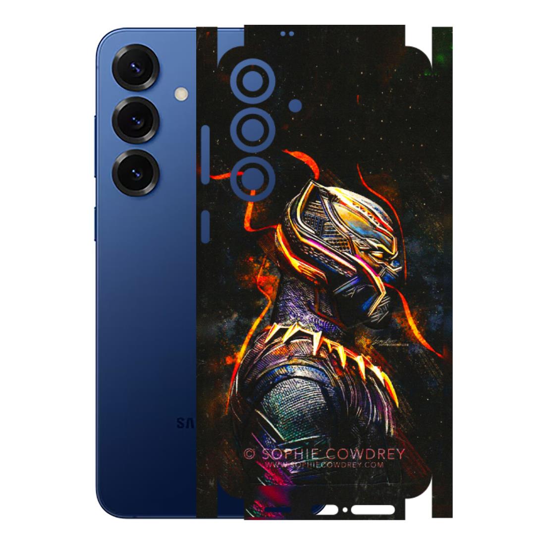 Samsung A/S Series Phone Skins (All Models) - Black Panther - 3D Embossed Finish (L-190) Samsung Galaxy S25 Plus