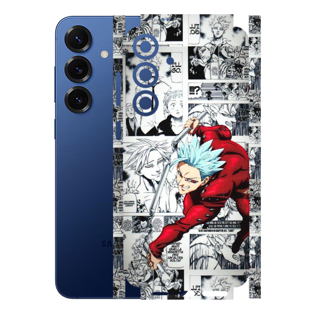 Samsung A/S Series Phone Skins (All Models) - Anime Comic - 3D Embossed Finish (L-192) Samsung Galaxy S25 Plus