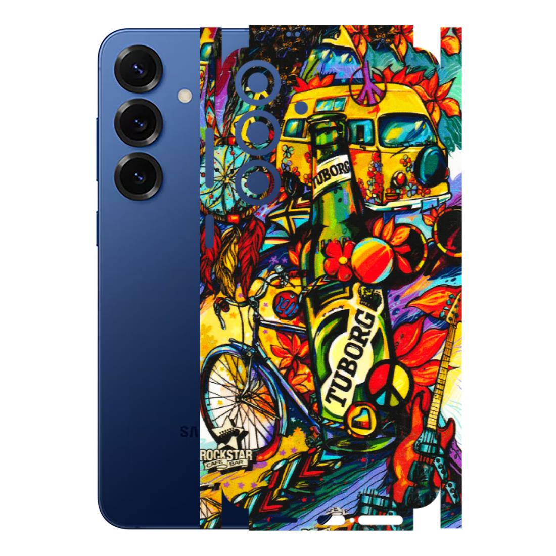 Samsung A/S Series Phone Skins (All Models) - Cool Beer Bottle - 3D Embossed Finish (L-193) Samsung Galaxy S25 Plus