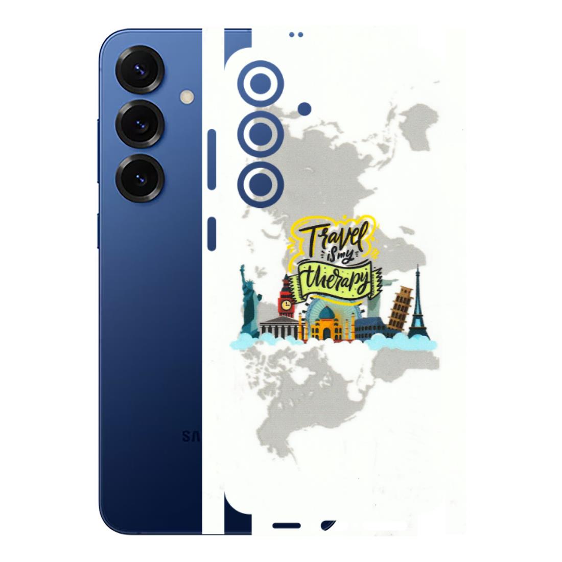 Samsung A/S Series Phone Skins (All Models) - Travel Therapy - 3D Embossed Finish (L-199) Samsung Galaxy S25 Plus