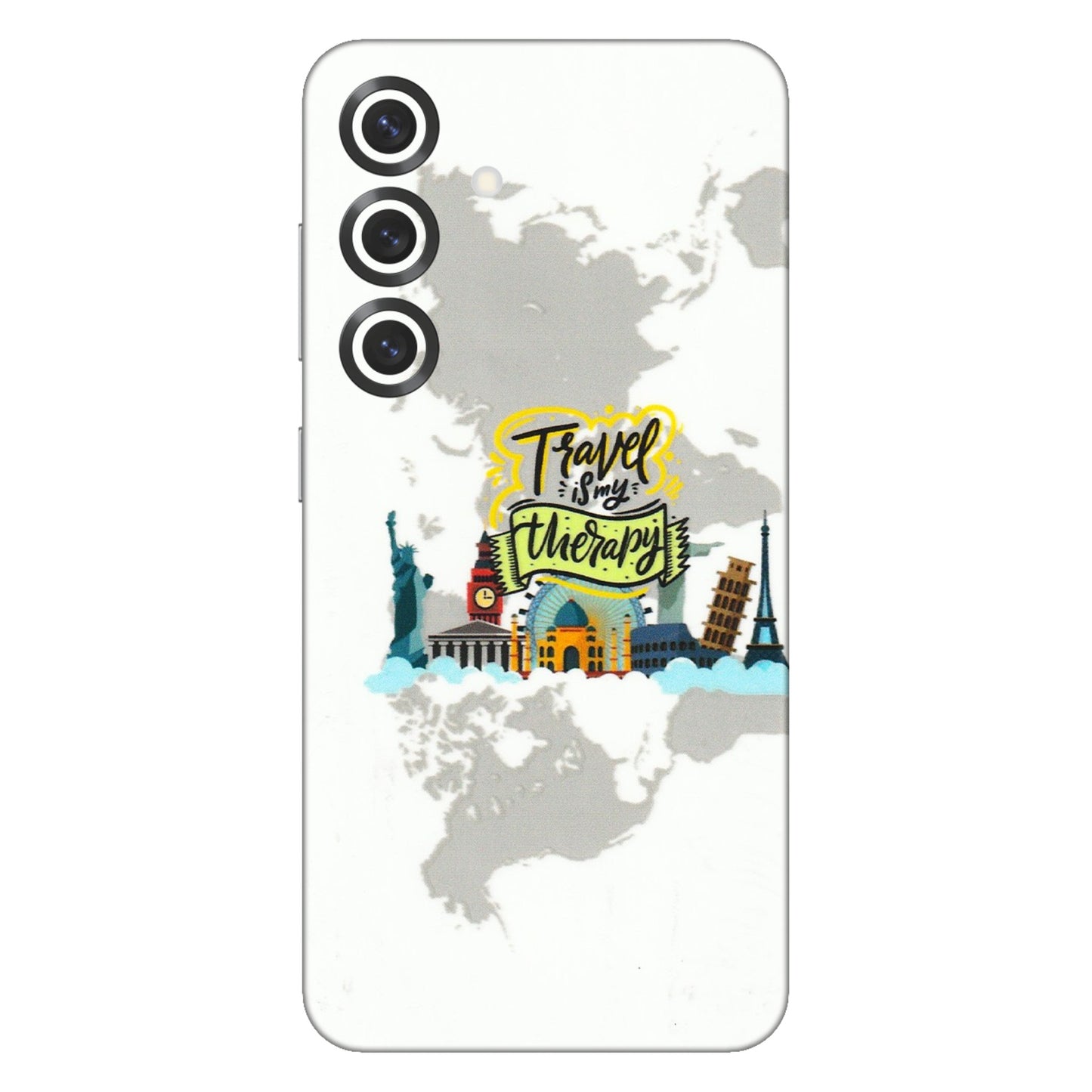 Samsung A/S Series Phone Skins (All Models) - Travel Therapy - 3D Embossed Finish (L-199) Samsung Galaxy S25 Plus