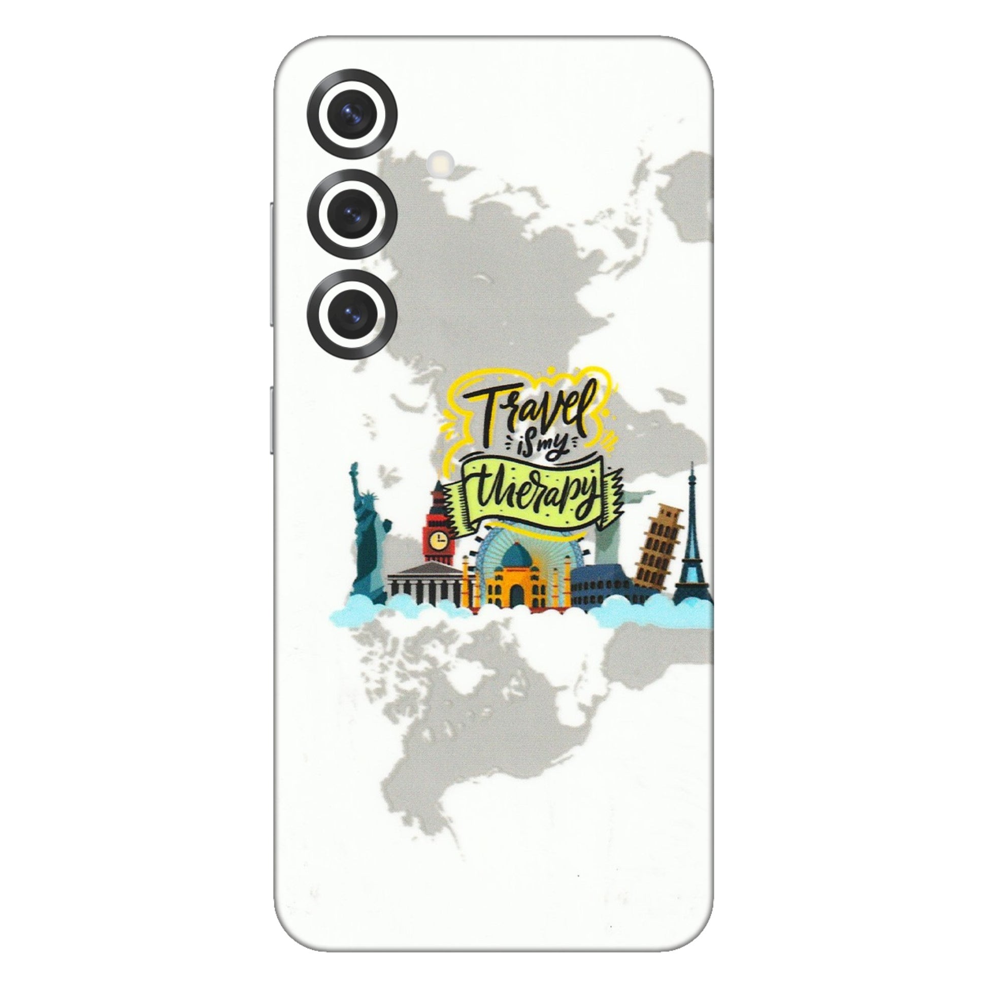 Samsung A/S Series Phone Skins (All Models) - Travel Therapy - 3D Embossed Finish (L-199) Samsung Galaxy S25 Plus