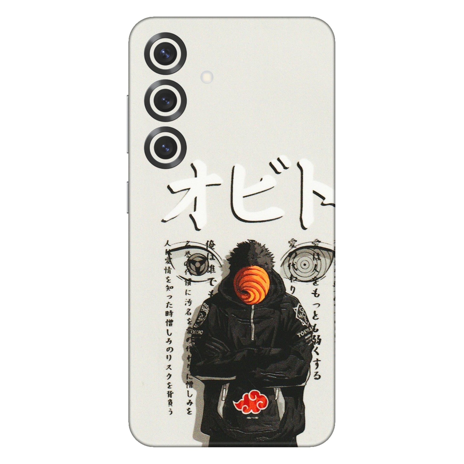 Samsung A/S Series Phone Skins (All Models) - Obito Anime Eye - 3D Embossed Finish (L-19) Samsung Galaxy S25 Plus
