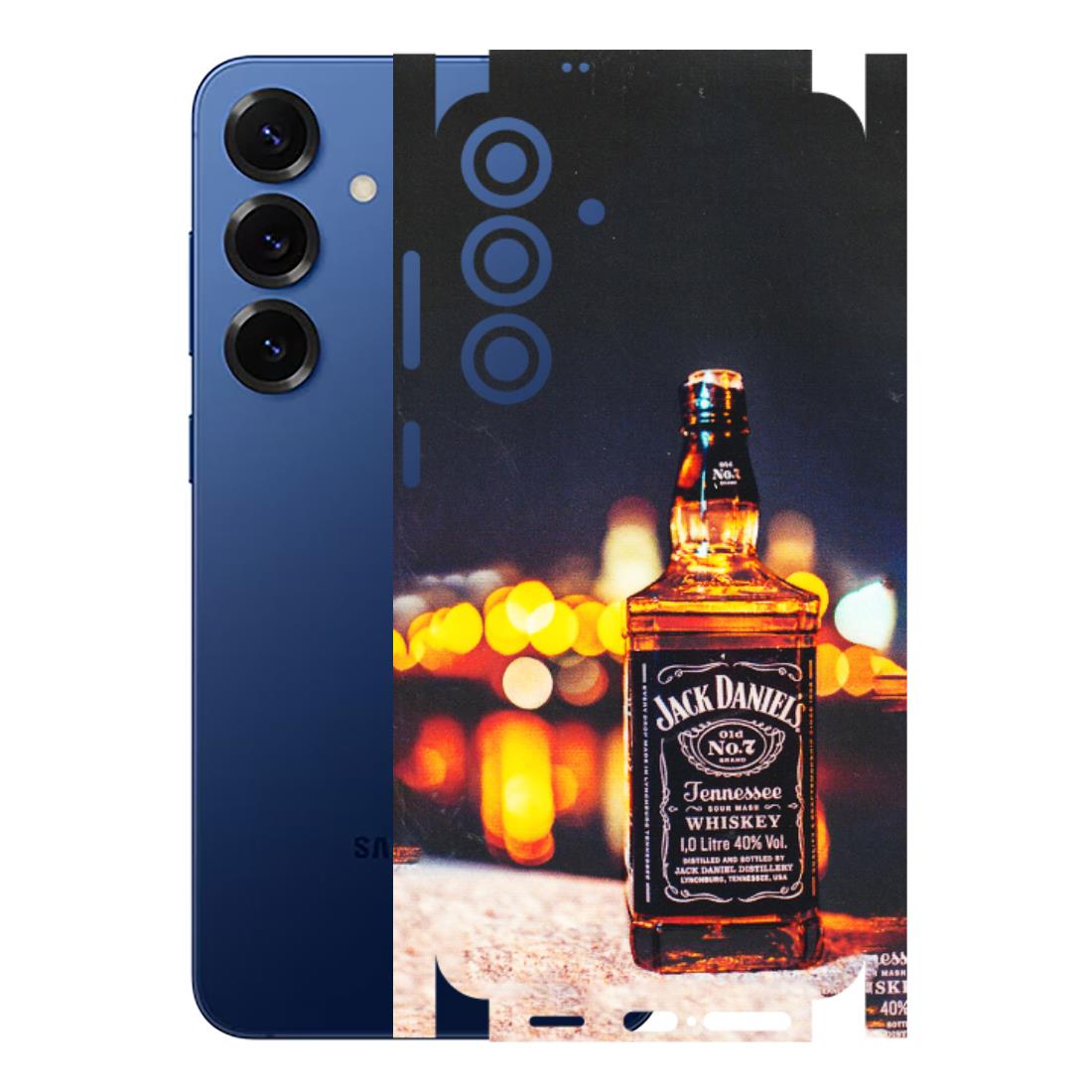Samsung A/S Series Phone Skins (All Models) - JD Whiskey Bottle - 3D Embossed Finish (L-20) Samsung Galaxy S25 Plus
