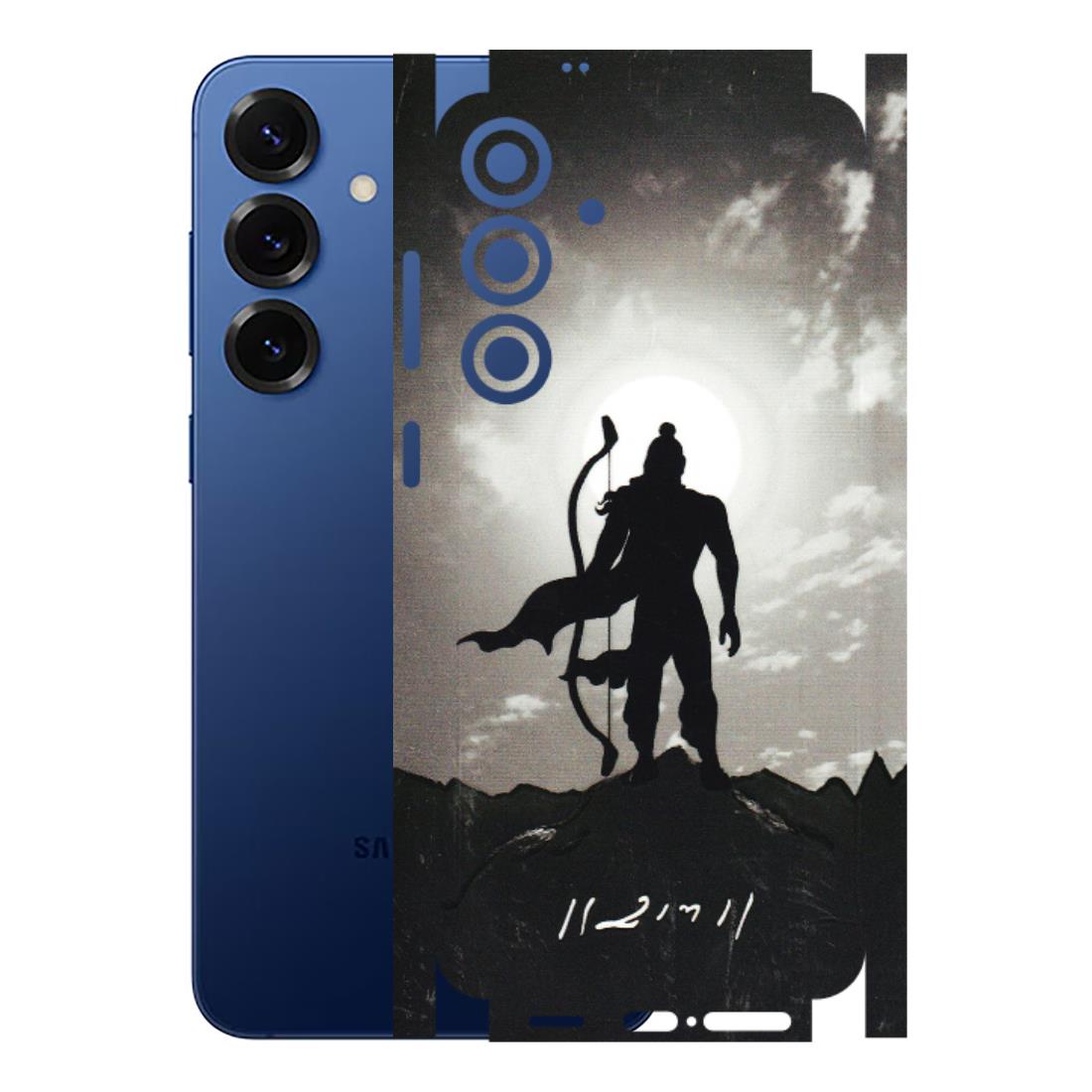 Samsung A/S Series Phone Skins (All Models) - Jai Siya Ram - 3D Embossed Finish (L-200) Samsung Galaxy S25 Plus