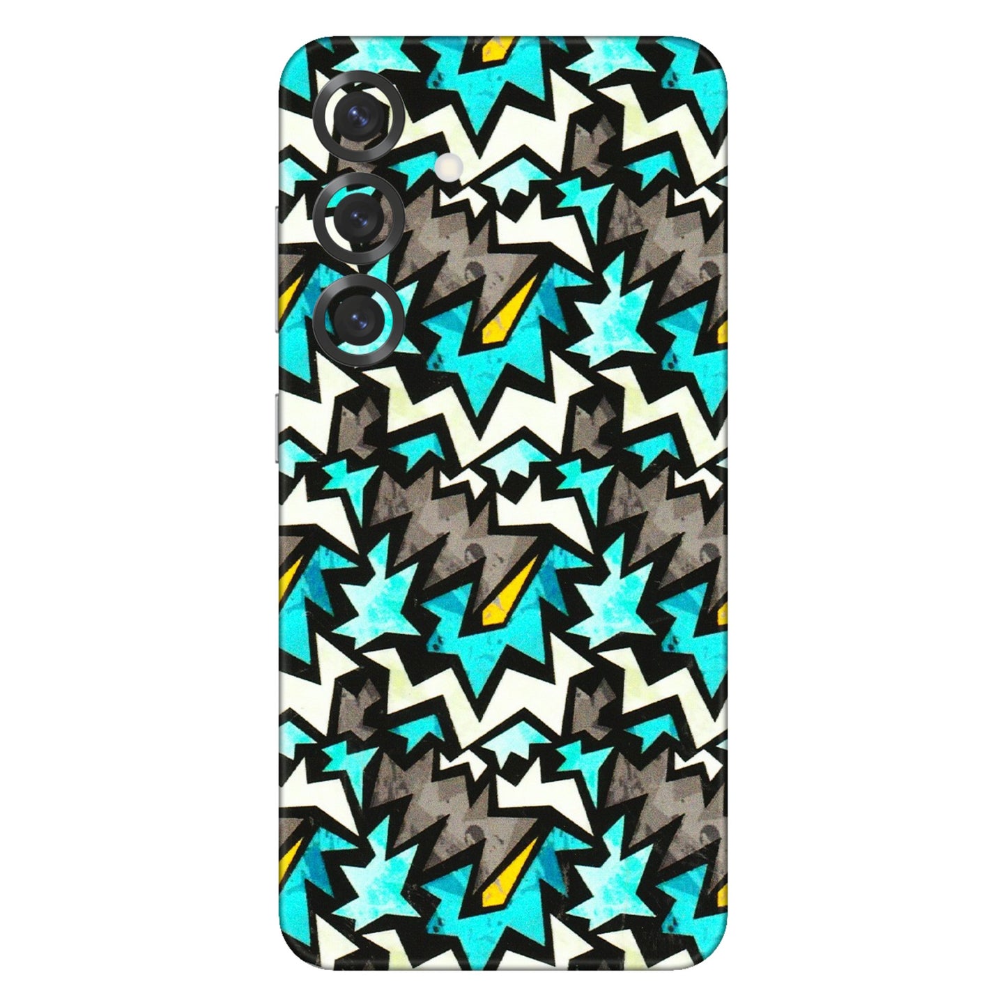 Samsung A/S Series Phone Skins (All Models) - Funky Zig Zag - 3D Embossed Finish (L-223) Samsung Galaxy S25 Plus