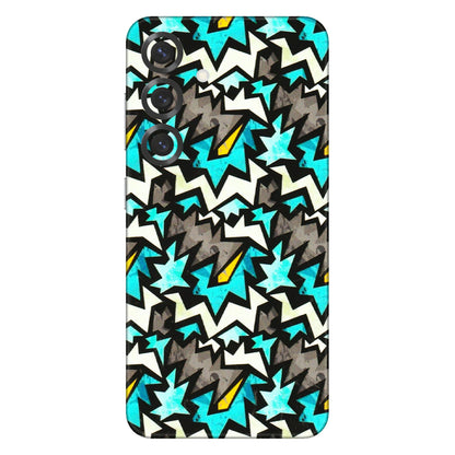 Samsung A/S Series Phone Skins (All Models) - Funky Zig Zag - 3D Embossed Finish (L-223) Samsung Galaxy S25 Plus