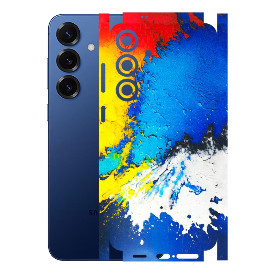 Samsung A/S Series Phone Skins (All Models) - Acrylic Paint Spill - 3D Embossed Finish (L-229) Samsung Galaxy S25 Plus