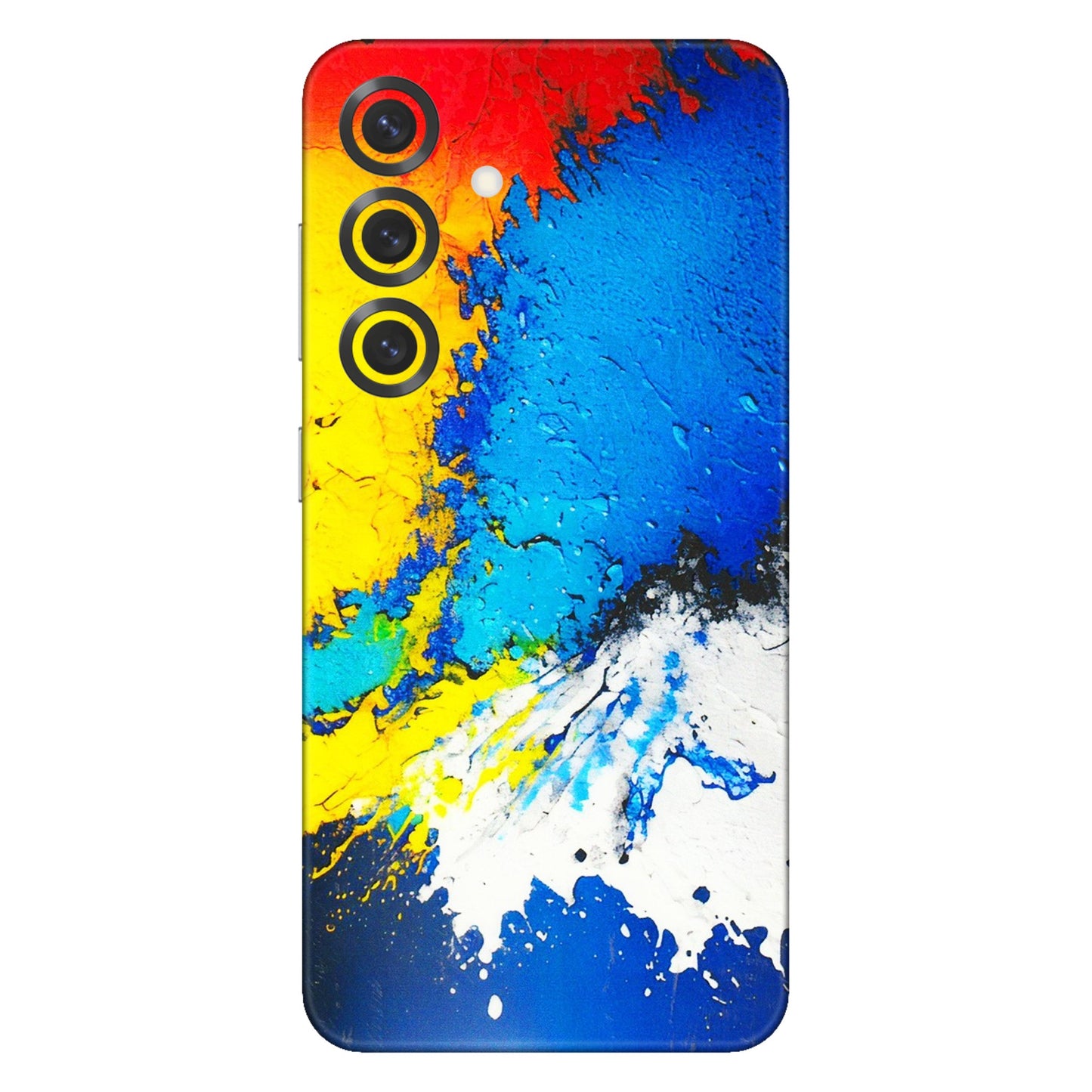 Samsung A/S Series Phone Skins (All Models) - Acrylic Paint Spill - 3D Embossed Finish (L-229) Samsung Galaxy S25 Plus