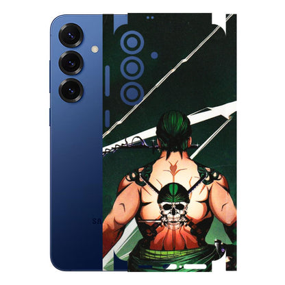Samsung A/S Series Phone Skins (All Models) - Zoro Anime - 3D Embossed Finish (L-23) Samsung Galaxy S25 Plus
