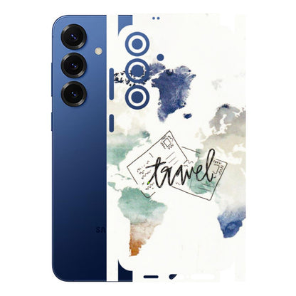 Samsung A/S Series Phone Skins (All Models) - Travel The World - 3D Embossed Finish (L-232) Samsung Galaxy S25 Plus
