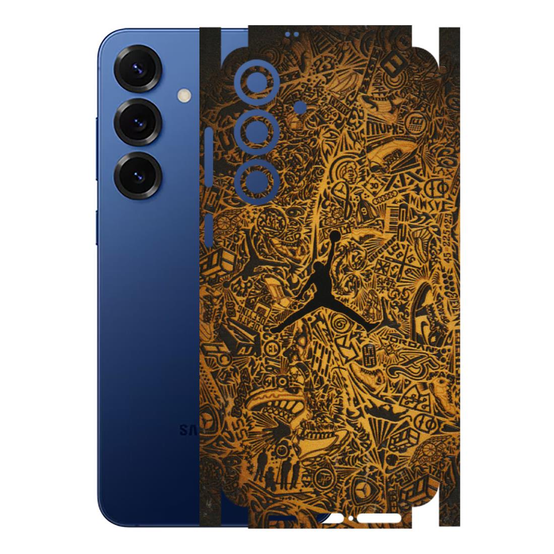 Samsung A/S Series Phone Skins (All Models) - Premium Gold Basketball Player - 3D Embossed Finish (L-236) Samsung Galaxy S25 Plus