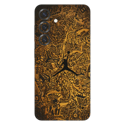 Samsung A/S Series Phone Skins (All Models) - Premium Gold Basketball Player - 3D Embossed Finish (L-236) Samsung Galaxy S25 Plus