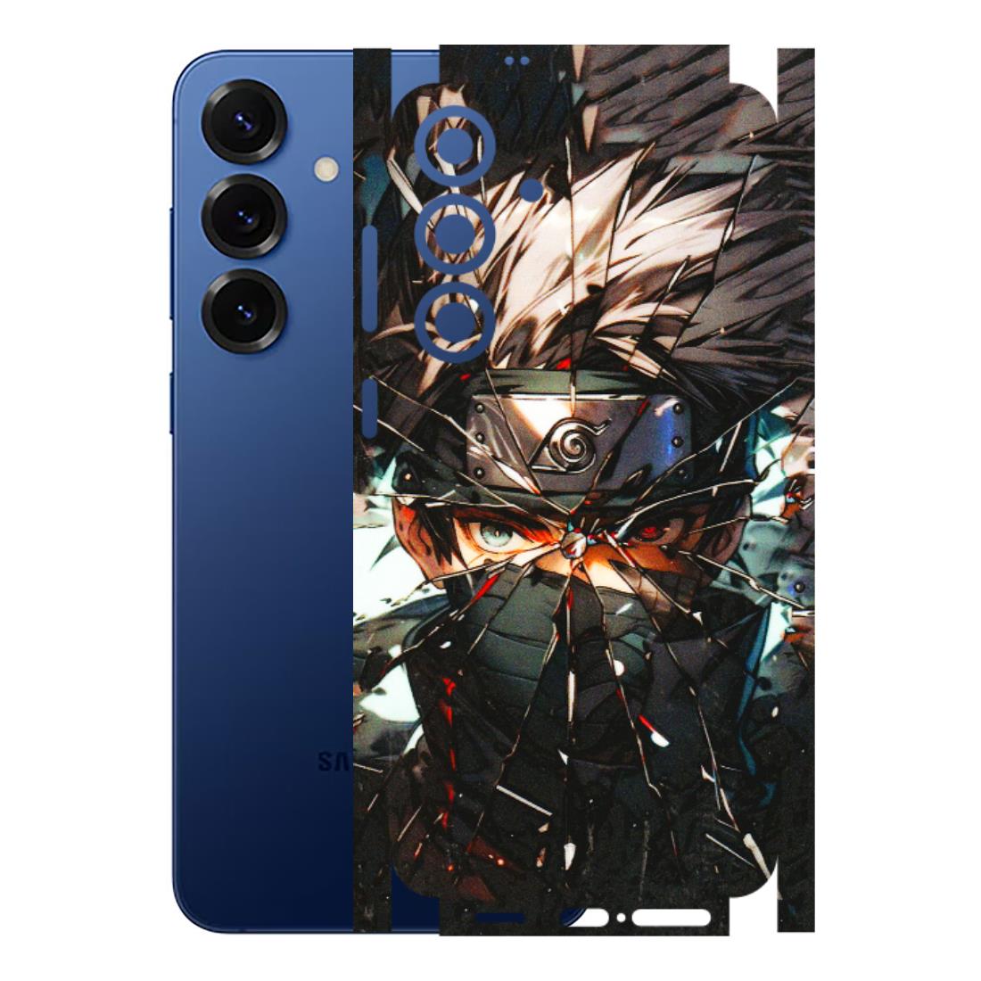Samsung A/S Series Phone Skins (All Models) - Kakashi Shattered Glass Effect - 3D Embossed Finish (L-237) Samsung Galaxy S25 Plus