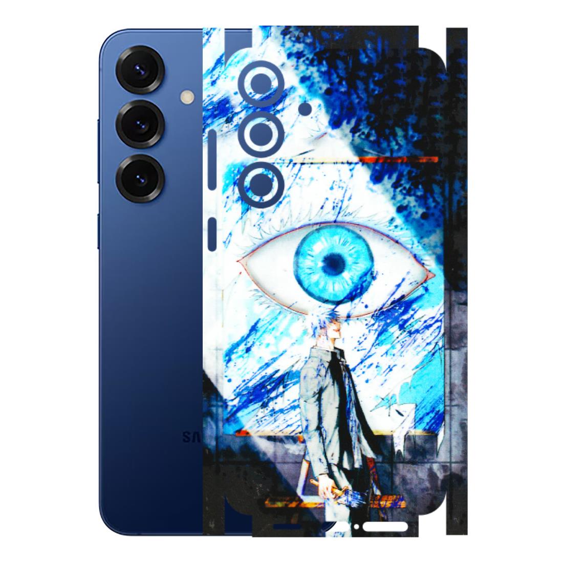 Samsung A/S Series Phone Skins (All Models) - Gojo Satoru evil eye - 3D Embossed Finish (L-239) Samsung Galaxy S25 Plus
