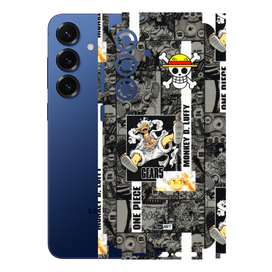 Samsung A/S Series Phone Skins (All Models) - Cuffy Anime MonkeyCamic - 3D Embossed Finish (L-242) Samsung Galaxy S25 Plus