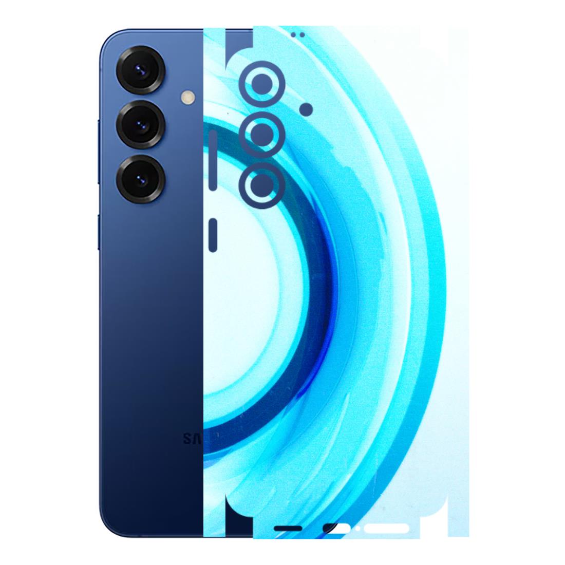 Samsung A/S Series Phone Skins (All Models) - The Blue Curve - 3D Embossed Finish (L-244) Samsung Galaxy S25 Plus