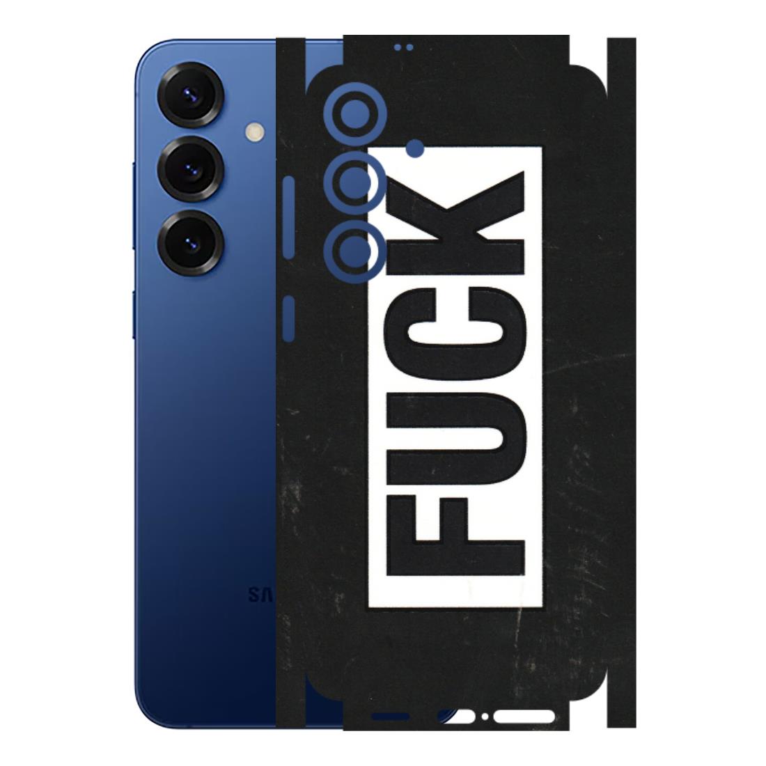 Samsung A/S Series Phone Skins (All Models) - The F Word - 3D Embossed Finish (L-255) Samsung Galaxy S25 Plus