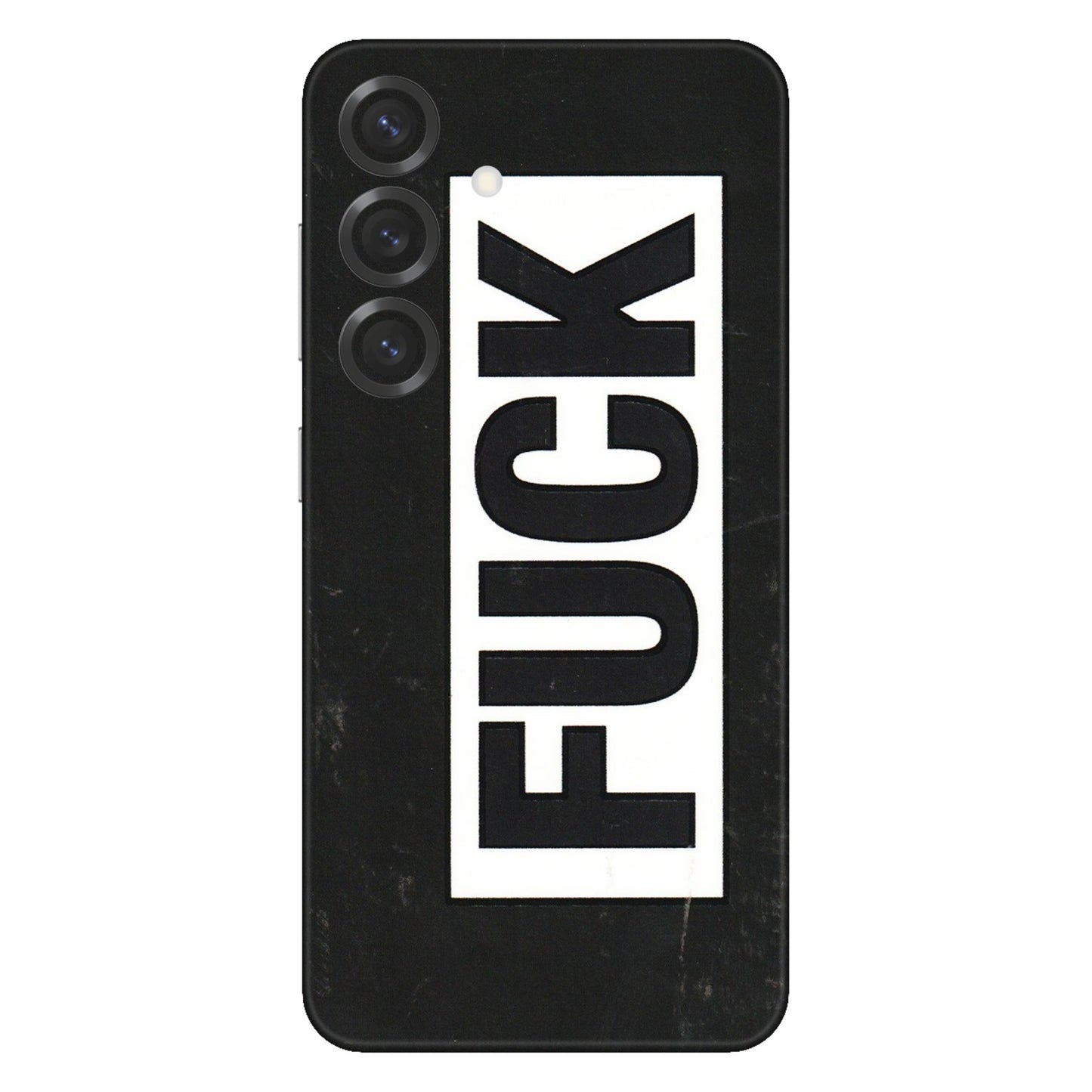 Samsung A/S Series Phone Skins (All Models) - The F Word - 3D Embossed Finish (L-255) Samsung Galaxy S25 Plus