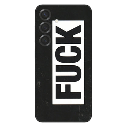 Samsung A/S Series Phone Skins (All Models) - The F Word - 3D Embossed Finish (L-255) Samsung Galaxy S25 Plus