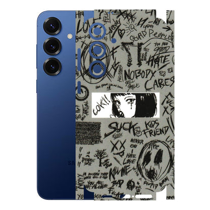 Samsung A/S Series Phone Skins (All Models) - Never Have Love Anime - 3D Embossed Finish (L-260) Samsung Galaxy S25 Plus