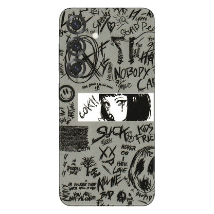 Samsung A/S Series Phone Skins (All Models) - Never Have Love Anime - 3D Embossed Finish (L-260) Samsung Galaxy S25 Plus