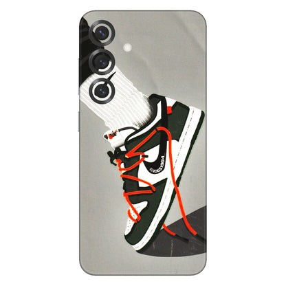 Samsung A/S Series Phone Skins (All Models) - New Grey Sneaker - 3D Embossed Finish (L-261) Samsung Galaxy S25 Plus