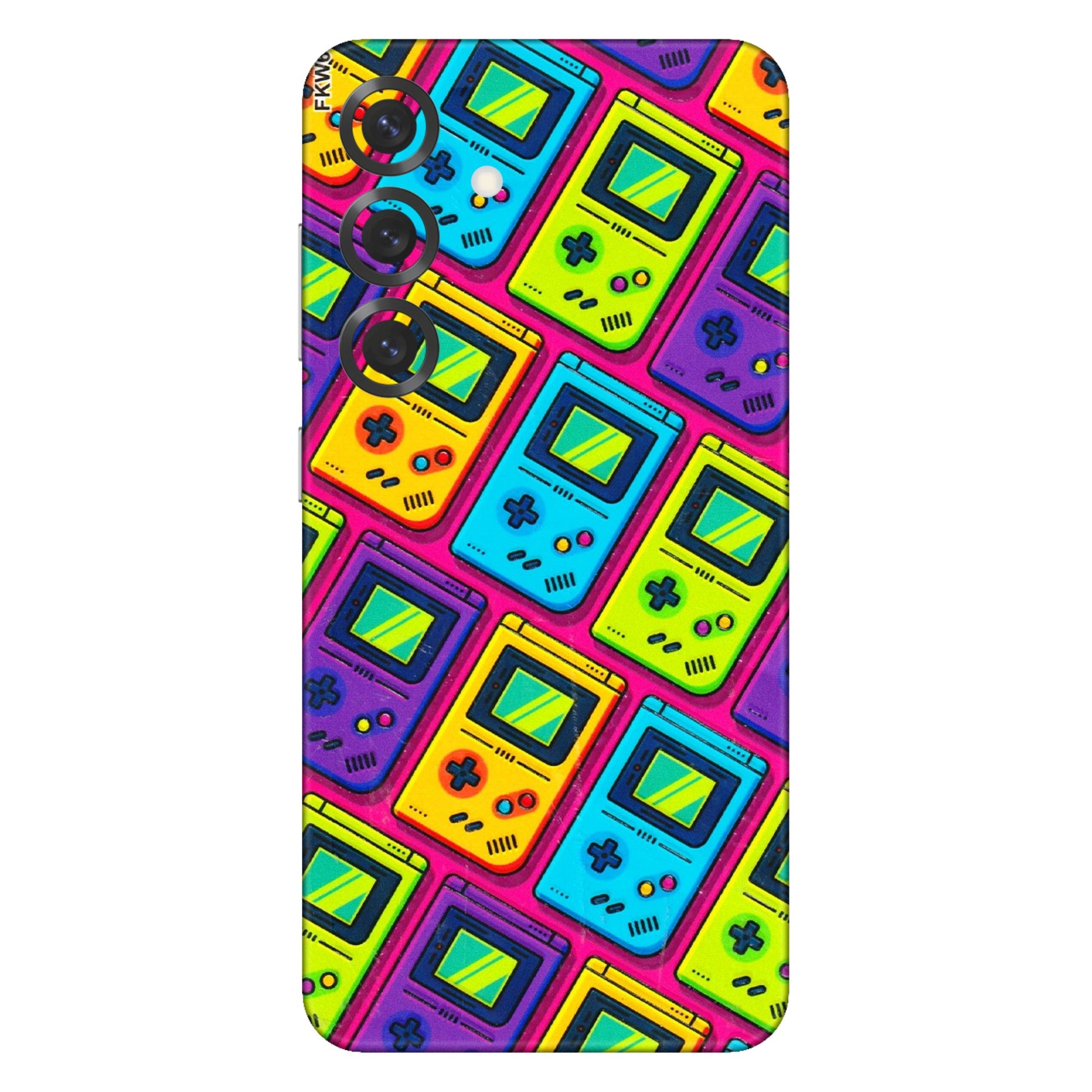Samsung A/S Series Phone Skins (All Models) - Gameboy Colourful - 3D Embossed Finish (L-266) Samsung Galaxy S25 Plus
