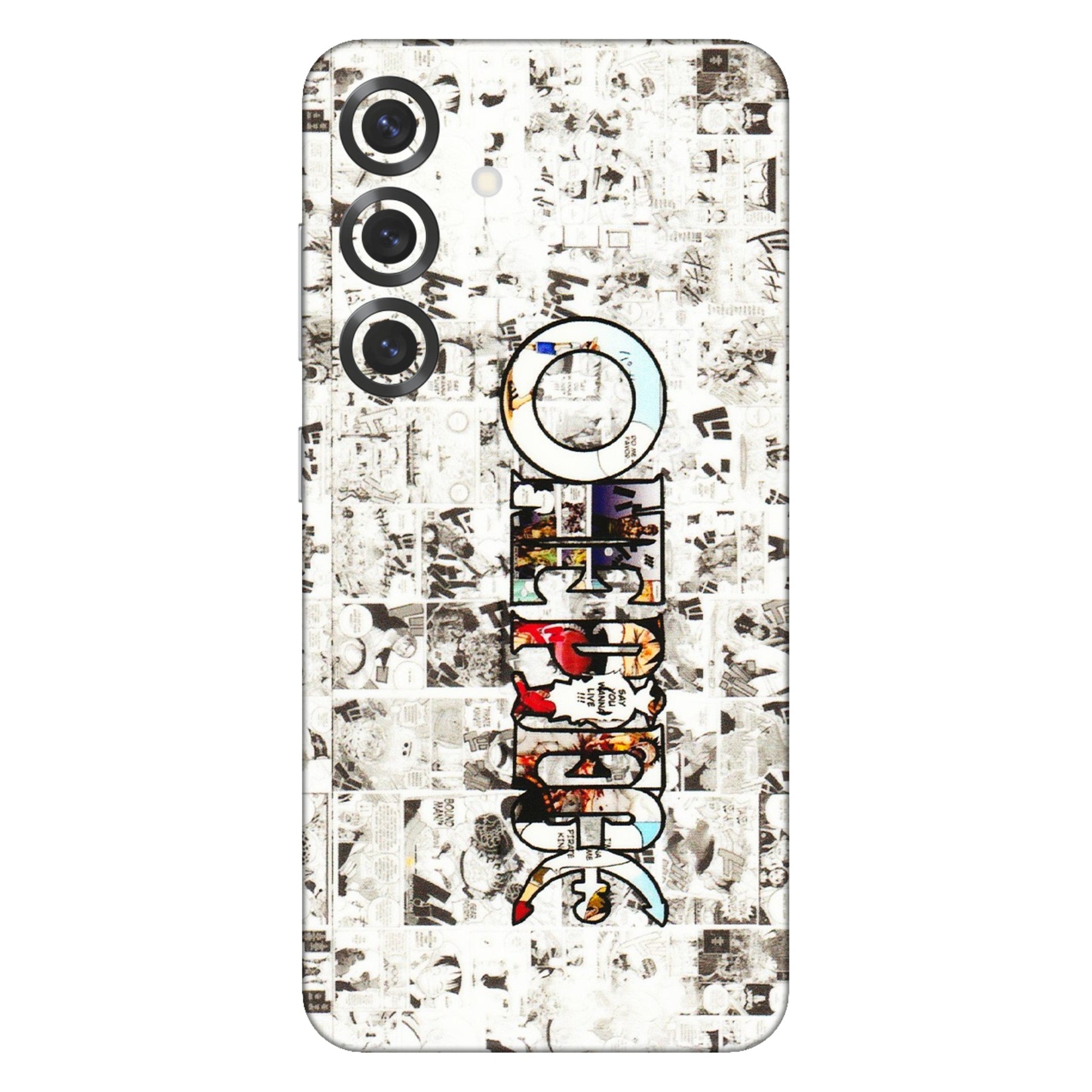 Samsung A/S Series Phone Skins (All Models) - One Piece Manga - 3D Embossed Finish (L-26) Samsung Galaxy S25 Plus