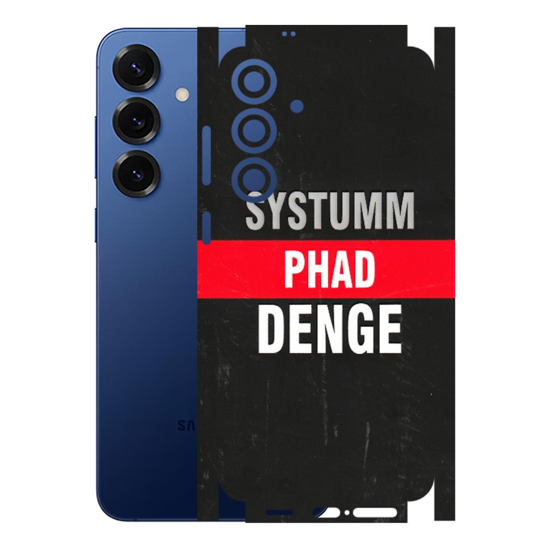 Samsung A/S Series Phone Skins (All Models) - Systumm Phad Denge - 3D Embossed Finish (L-278) Samsung Galaxy S25 Plus