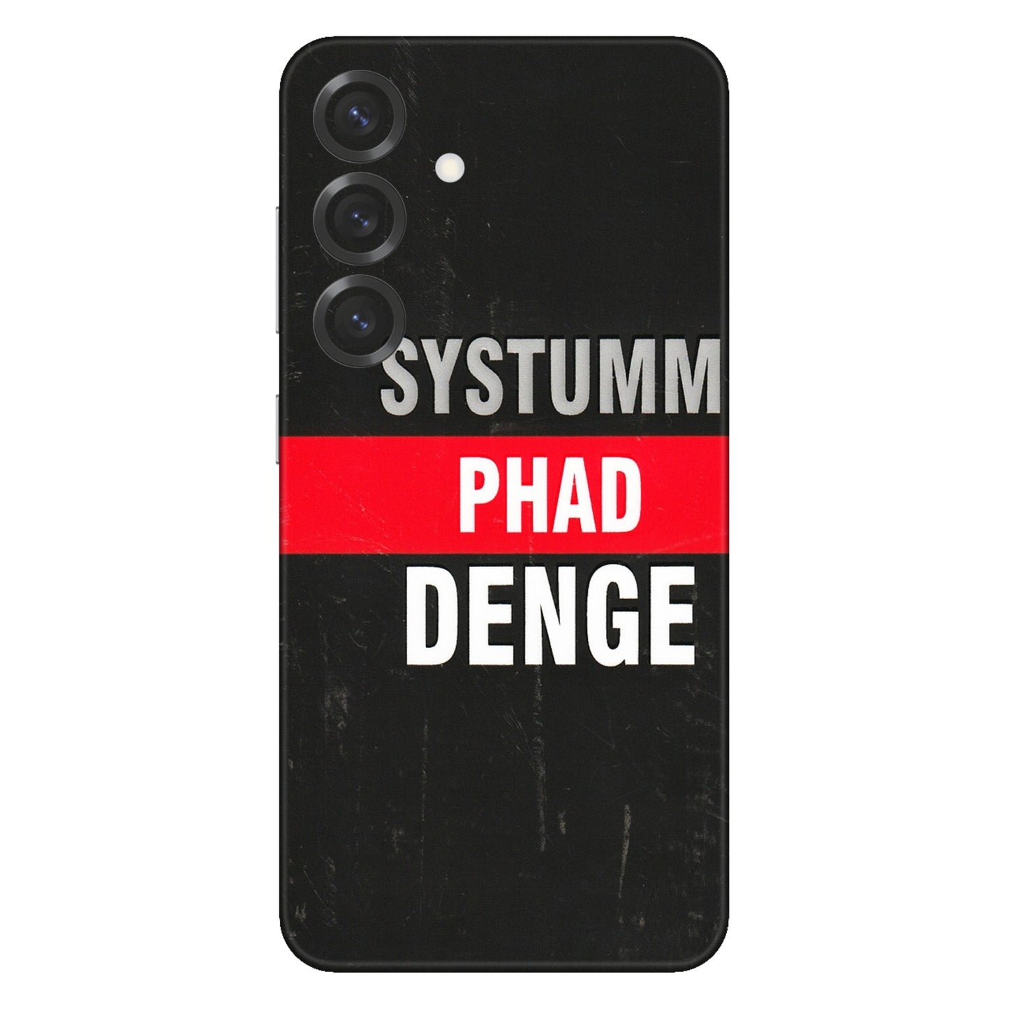 Samsung A/S Series Phone Skins (All Models) - Systumm Phad Denge - 3D Embossed Finish (L-278) Samsung Galaxy S25 Plus