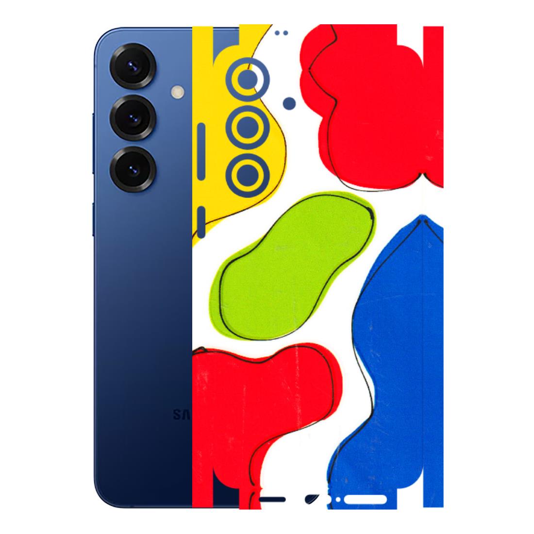 Samsung A/S Series Phone Skins (All Models) - RGB Colour Paint - 3D Embossed Finish (L-284) Samsung Galaxy S25 Plus