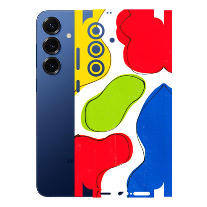 Samsung A/S Series Phone Skins (All Models) - RGB Colour Paint - 3D Embossed Finish (L-284) Samsung Galaxy S25 Plus