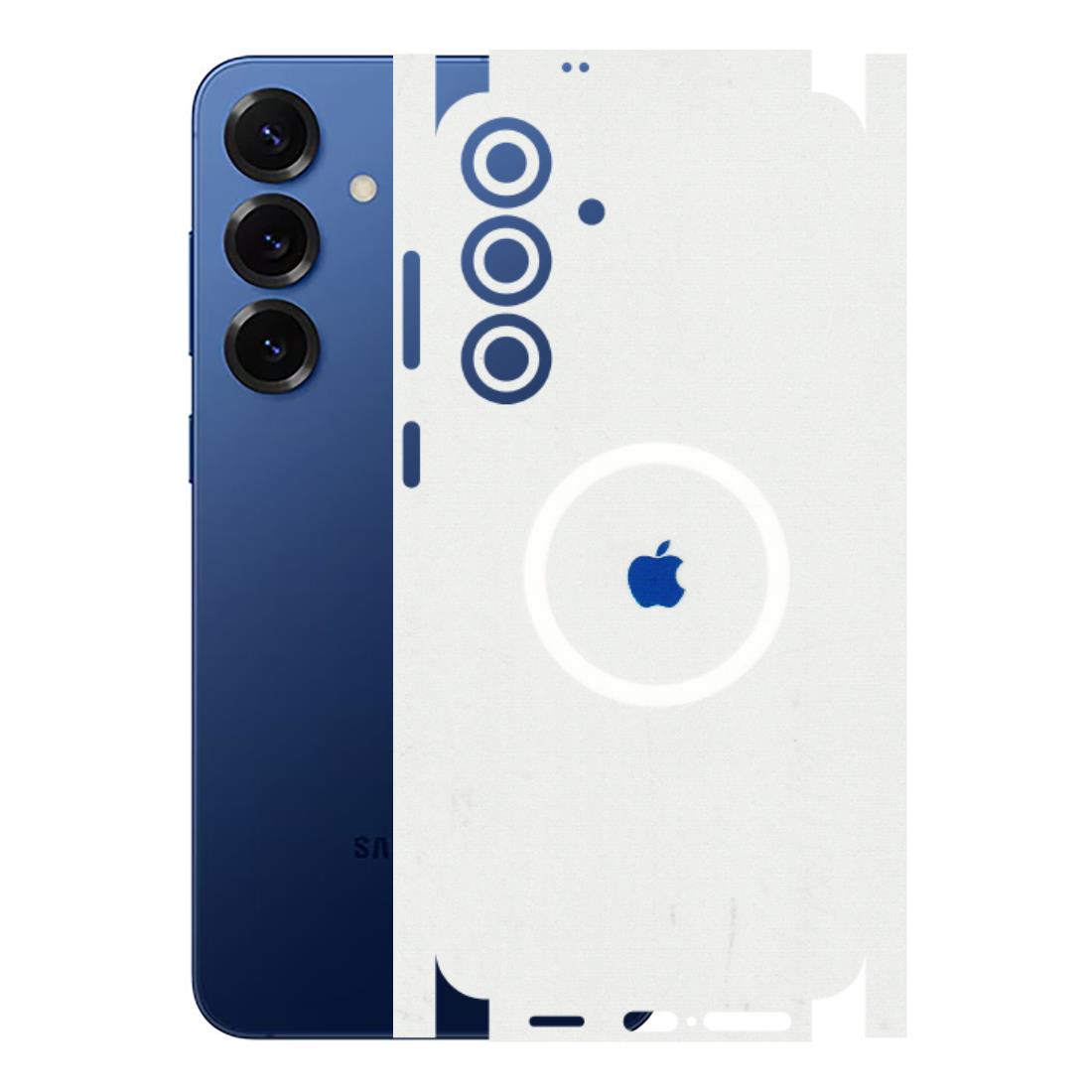 Samsung A/S Series Phone Skins (All Models) - iPhone Magsafe Logo - 3D Embossed Finish (L-320) Samsung Galaxy S25 Plus