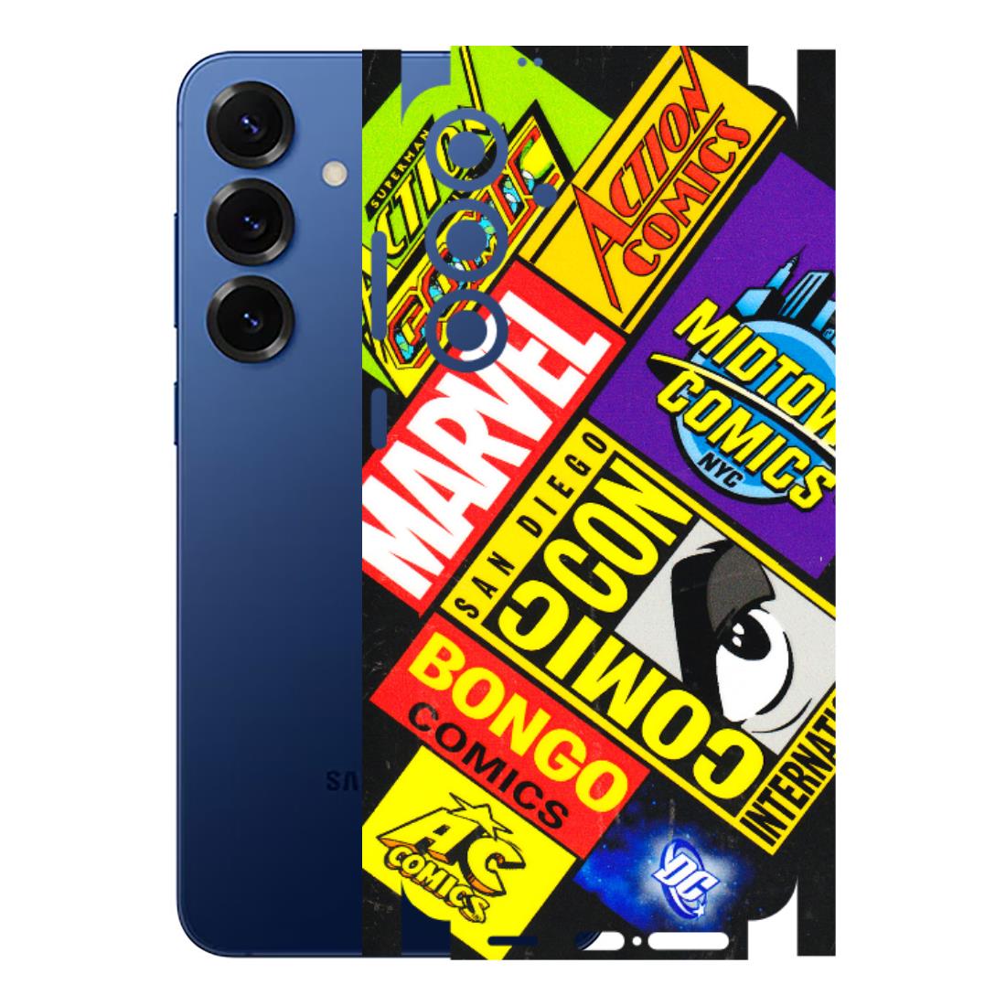 Samsung A/S Series Phone Skins (All Models) - Bongo Comic Con - 3D Embossed Finish (L-325) Samsung Galaxy S25 Plus