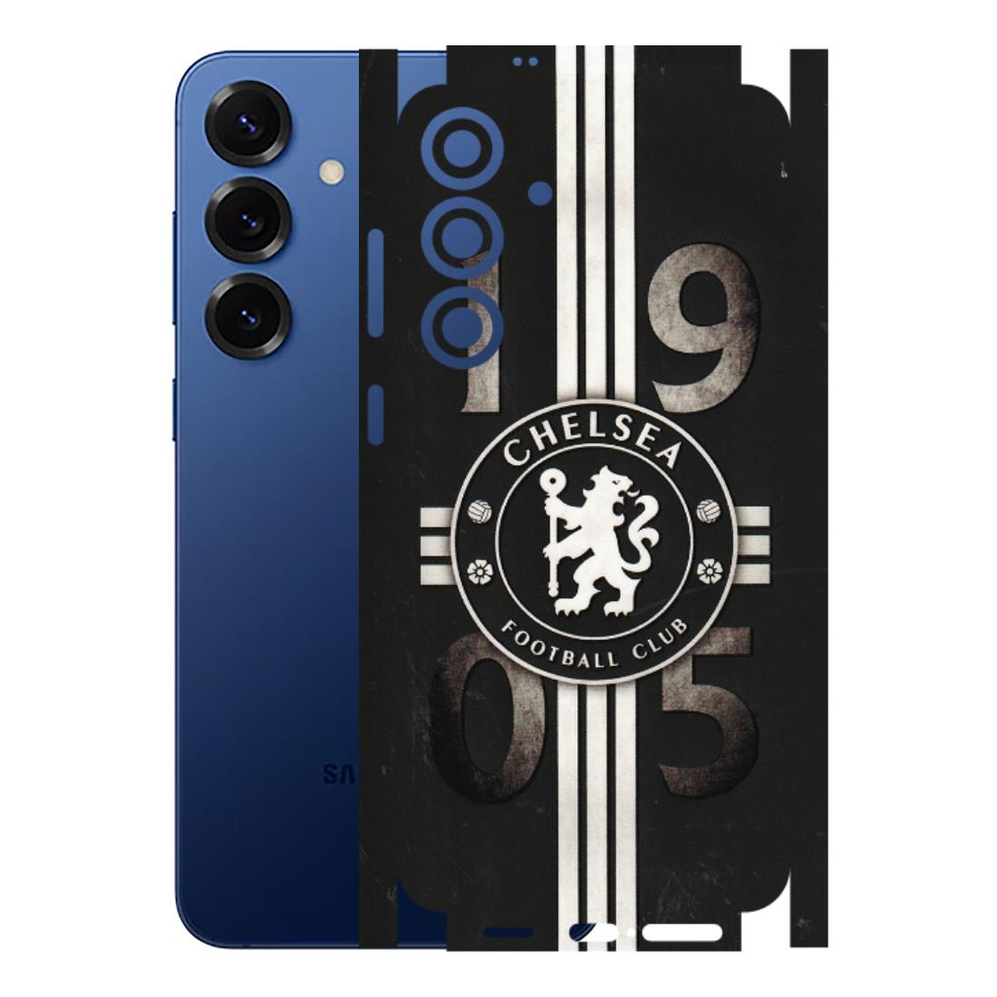 Samsung A/S Series Phone Skins (All Models) - Chelsea Fan Club - 3D Embossed Finish (L-36) Samsung Galaxy S25 Plus