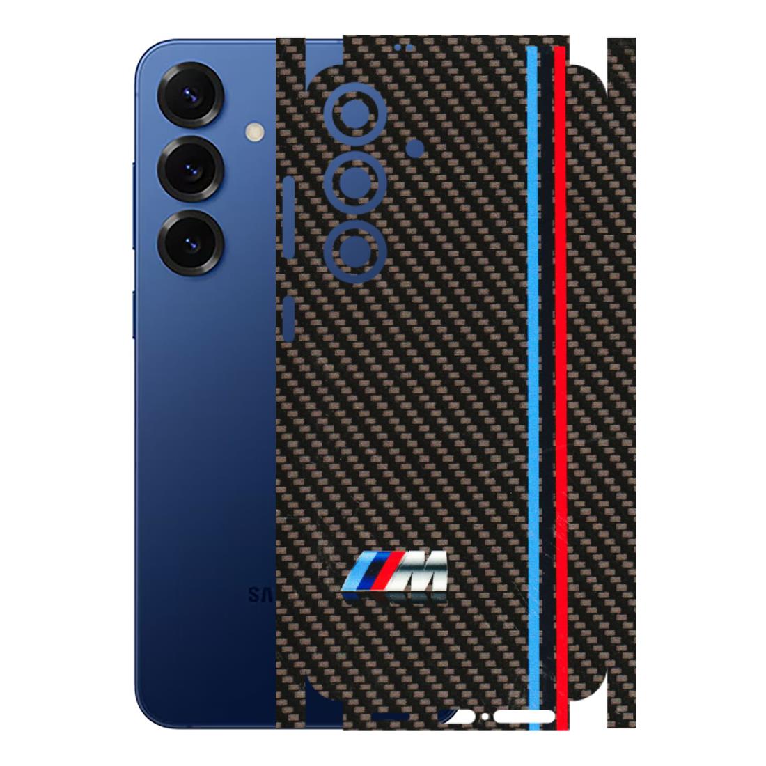 Samsung A/S Series Phone Skins (All Models) - BM Carbon Fiber Feels - 3D Embossed Finish (L-38) Samsung Galaxy S25 Plus