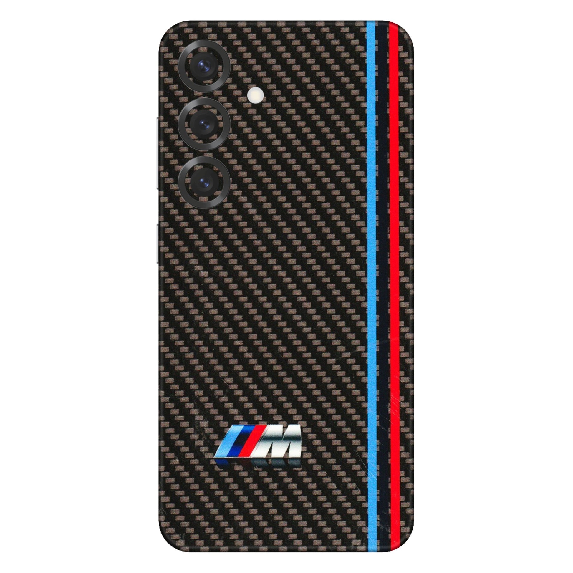 Samsung A/S Series Phone Skins (All Models) - BM Carbon Fiber Feels - 3D Embossed Finish (L-38) Samsung Galaxy S25 Plus