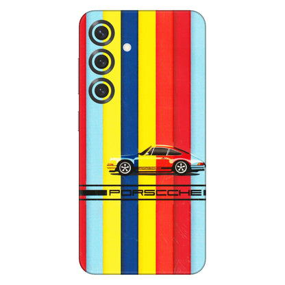 Samsung A/S Series Phone Skins (All Models) - Multicolour Porche - 3D Embossed Finish (L-39) Samsung Galaxy S25 Plus