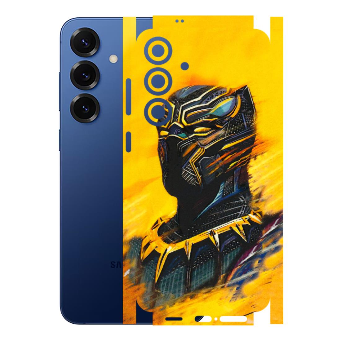 Samsung A/S Series Phone Skins (All Models) - Yellow Panther - 3D Embossed Finish (L-54) Samsung Galaxy S25 Plus