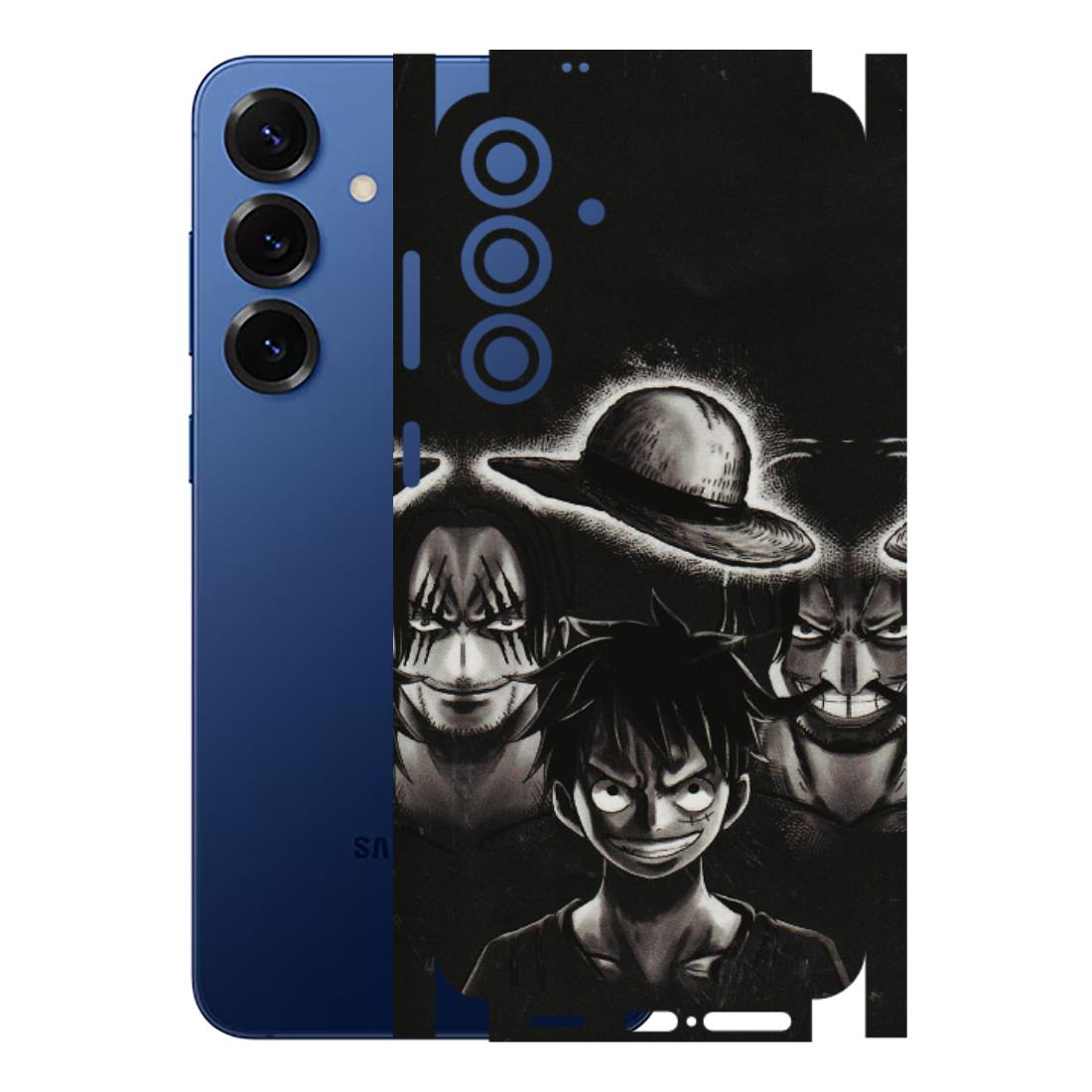 Samsung A/S Series Phone Skins (All Models) - Black Luffy Hat - 3D Embossed Finish (L-57) Samsung Galaxy S25 Plus