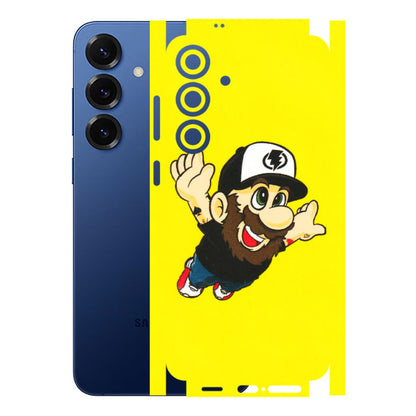 Samsung A/S Series Phone Skins (All Models) - Flying Beardo - 3D Embossed Finish (L-60) Samsung Galaxy S25 Plus