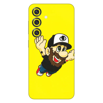 Samsung A/S Series Phone Skins (All Models) - Flying Beardo - 3D Embossed Finish (L-60) Samsung Galaxy S25 Plus
