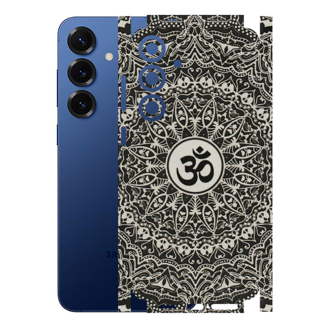 Samsung A/S Series Phone Skins (All Models) - Aum Elegant Mandala - 3D Embossed Finish (L-62) Samsung Galaxy S25 Plus