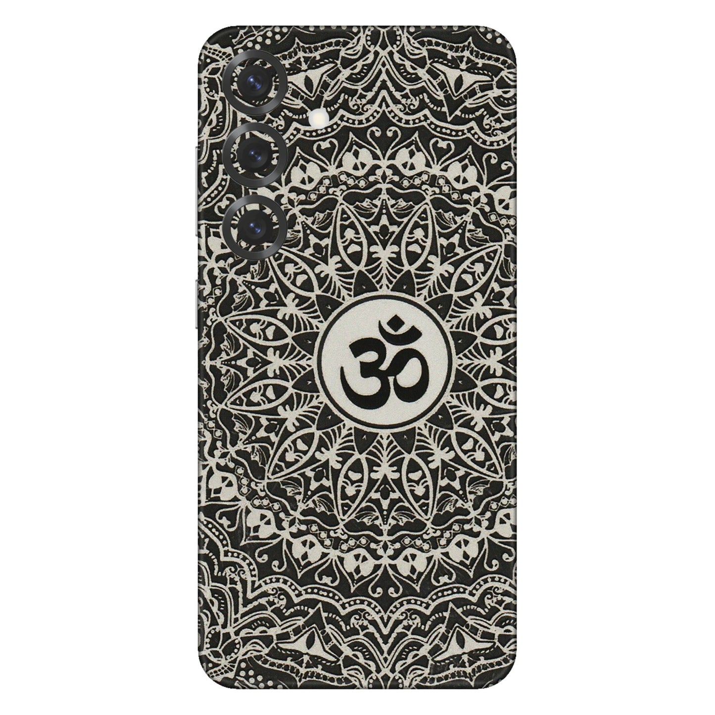 Samsung A/S Series Phone Skins (All Models) - Aum Elegant Mandala - 3D Embossed Finish (L-62) Samsung Galaxy S25 Plus