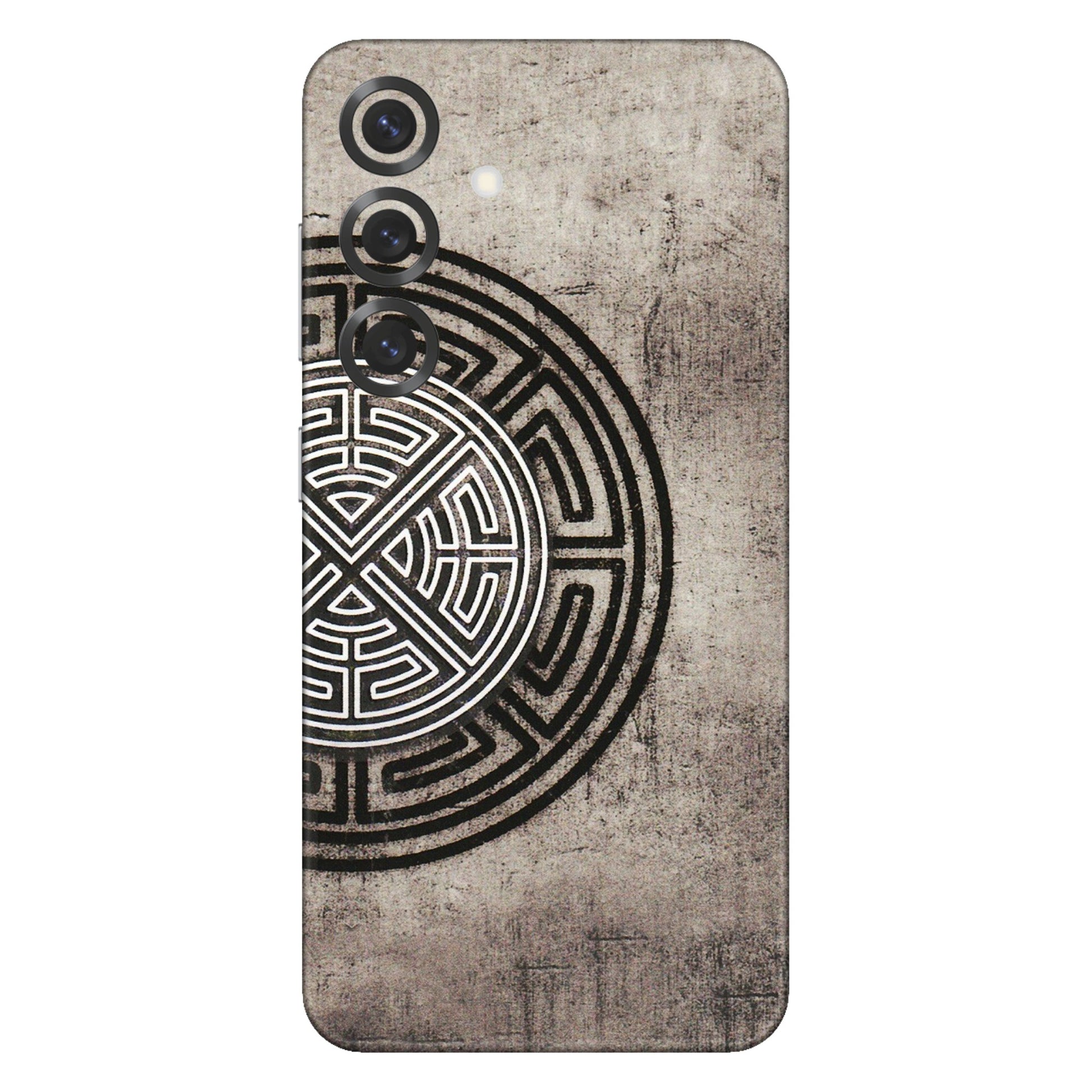 Samsung A/S Series Phone Skins (All Models) - Mysterious Circular Design - 3D Embossed Finish (L-63) Samsung Galaxy S25 Plus
